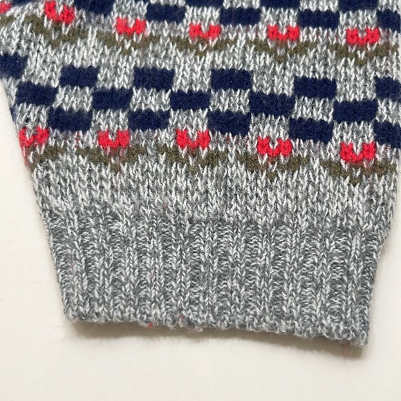 Vintage 80s Cat Sweater Venezia originals Cozy knit Oversize Relaxed Heart XL - Picture 12 of 16